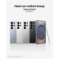 Galaxy S25 Ultra de Go de Samsung - Titane blanc argent