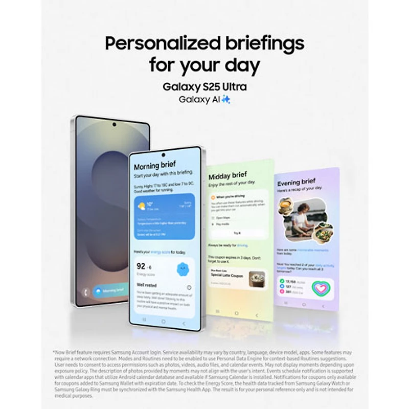 Galaxy S25+ (Plus) de 512 Go de Samsung - Ombre argent - Déverrouillé