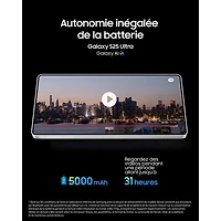 Galaxy S25 de 256 Go de Samsung - Ombre argent - Déverrouillé