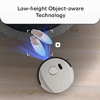 Aspirateur robot-vadrouille connecté Wi-Fi à vidage automatique UltraVision de bObsweep - Acier inoxydable - Exclusivité Best Buy