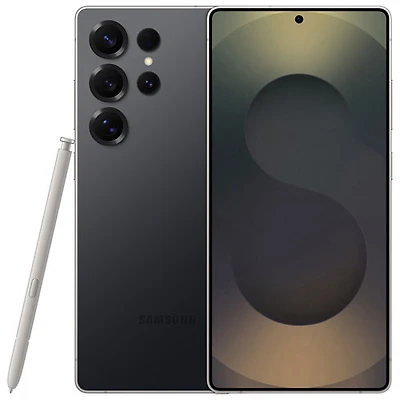 Freedom Mobile Samsung Galaxy S25 Ultra 256GB - Titanium Black - Monthly Tab Plan