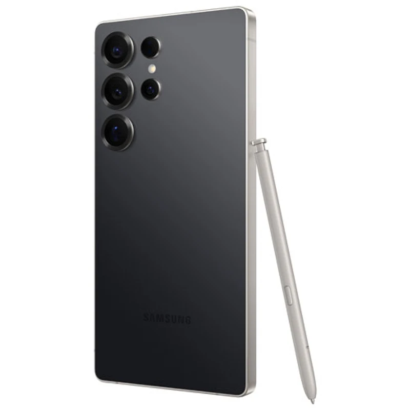 Freedom Mobile Samsung Galaxy S25 Ultra 256GB - Titanium Black - Monthly Tab Plan