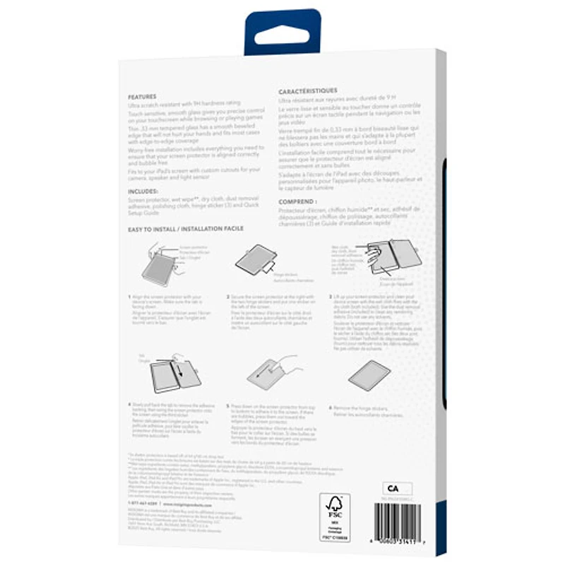 Insignia Glass Screen Protector for iPad 10.9" - Only at Best Buy