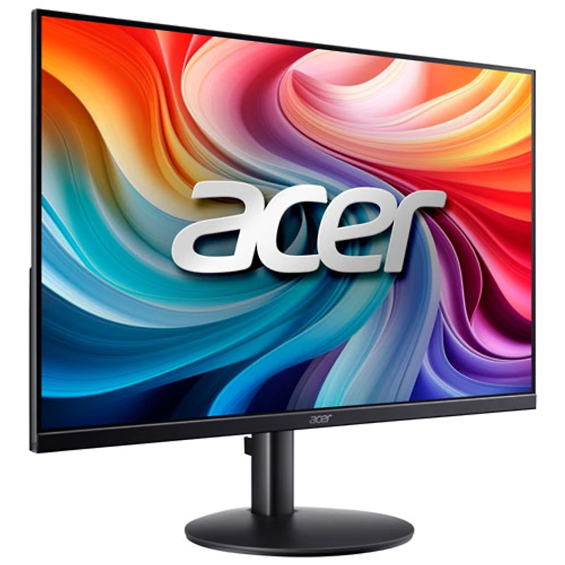 Moniteur DEL IPS FHD 120Hz de 23,8 po d'Acer avec temps de réponse 4 ms gris à gris (SB243Y) - Noir