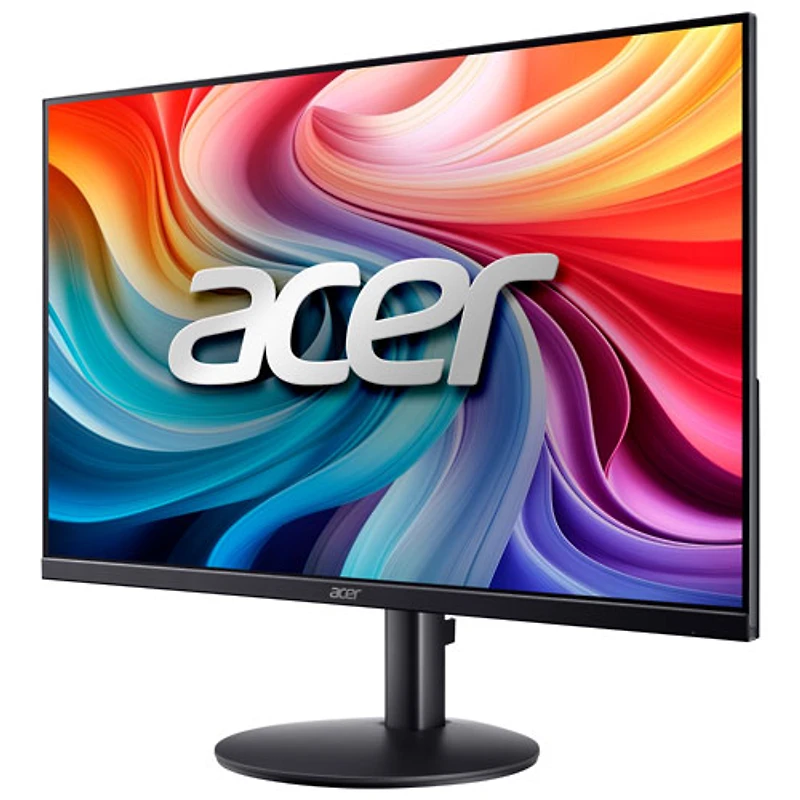 Moniteur DEL IPS FHD 120Hz de 23,8 po d'Acer avec temps de réponse 4 ms gris à gris (SB243Y) - Noir