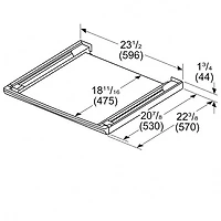 Bosch Stacking Kit with Pull-Out Shelf (WTZ27500UC)