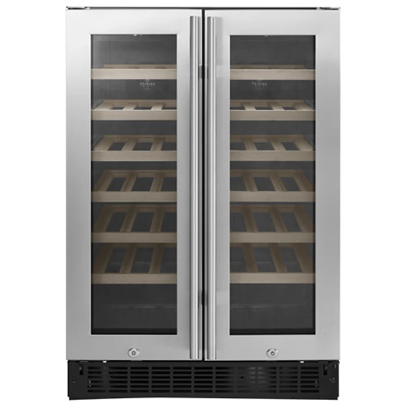 Insignia 21-Bottle / 64-Can Dual Zone Wine/Beverage Cooler (NS-BC2ZSS1-C) - Only at Best Buy