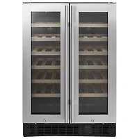 Insignia 21-Bottle / 64-Can Dual Zone Wine/Beverage Cooler (NS-BC2ZSS1-C) - Only at Best Buy