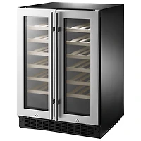Réfrigérateur à deux zones pour 21 bouteilles/64 canettes d'Insignia (NS-BC2ZSS1-C) - Exclusivité Best Buy