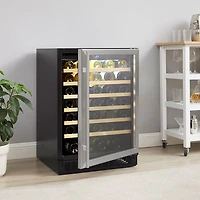Insignia 24" 61-Bottle Built-In Wine Cooler (NS-BI1ZWC-C) - Only at Best Buy