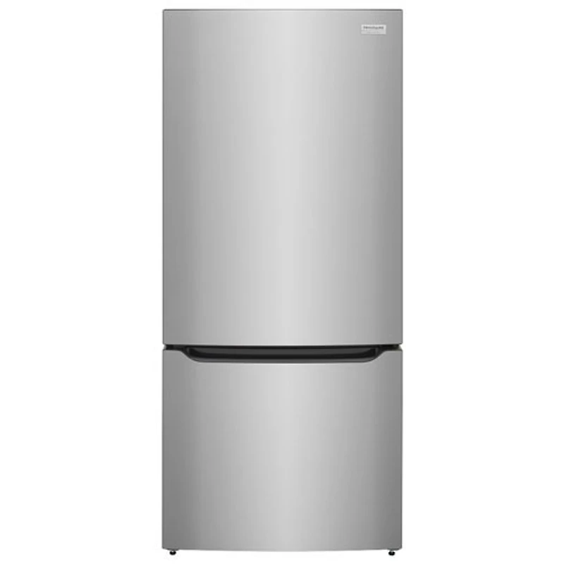 Boîte ouverte - Réfrigérateur à congélateur inférieur 20,3 pi³ 30 po Gallery de Frigidaire (GRBN2012AF) - Inox - Endommagé