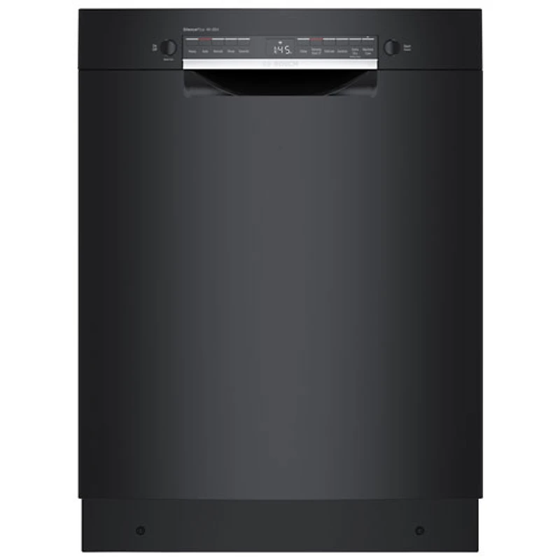 Open Box - Bosch 300 Series 24" 46dB Built-In Dishwasher w/SS Tub (SGE53C56UC) - Black - Perfect Condition