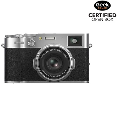 Open Box - Fujifilm X100VI 40.2MP Advanced Compact Digital Camera - Silver