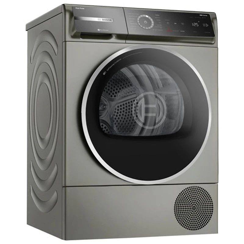 Sécheuse électrique à pompe à chaleur de 4,0 pi³ série 800 de Bosch (WQB245AXUC) - Acier perlé