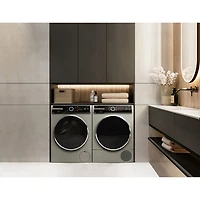 Sécheuse électrique à pompe à chaleur de 4,0 pi³ série 800 de Bosch (WQB245AXUC) - Acier perlé