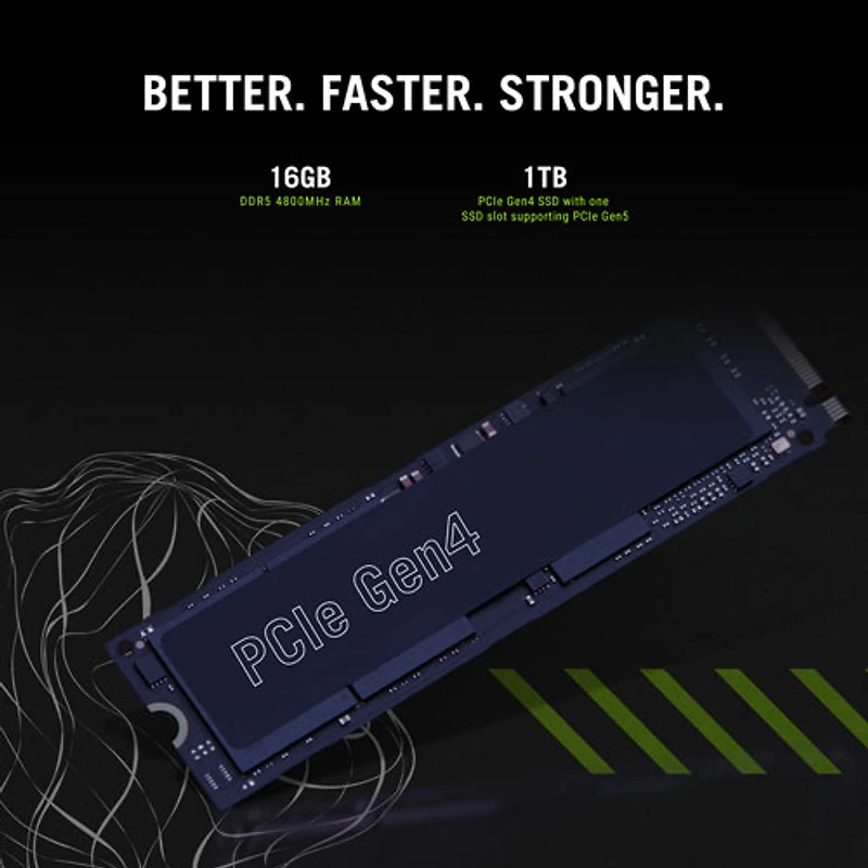 Portable de jeu 165 Hz de 16 po ROG Strix G16 d'ASUS (Core i7-13650HX d'Intel/RAM 16 Go/SSD 1 To/RTX 4060/Windows 11)