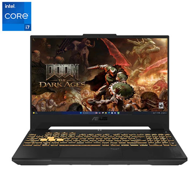 Portable de jeu 144 Hz de 15,6 po TUF F15 d'ASUS (Core i7-13620H d'Intel/RAM 16 Go/SSD 1 To/RTX 4060/Windows 11 Famille)