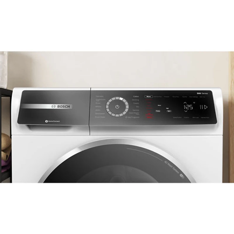 Bosch 500 Series 2.4 Cu. Ft. High Efficiency Compact Front Load Washer (WGB24600UC) - White
