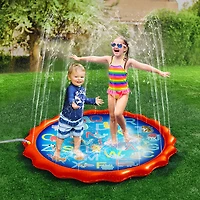 Splash Buddies Outdoor 60" Alphabet Sprinkler Spray Mat (BH78202)