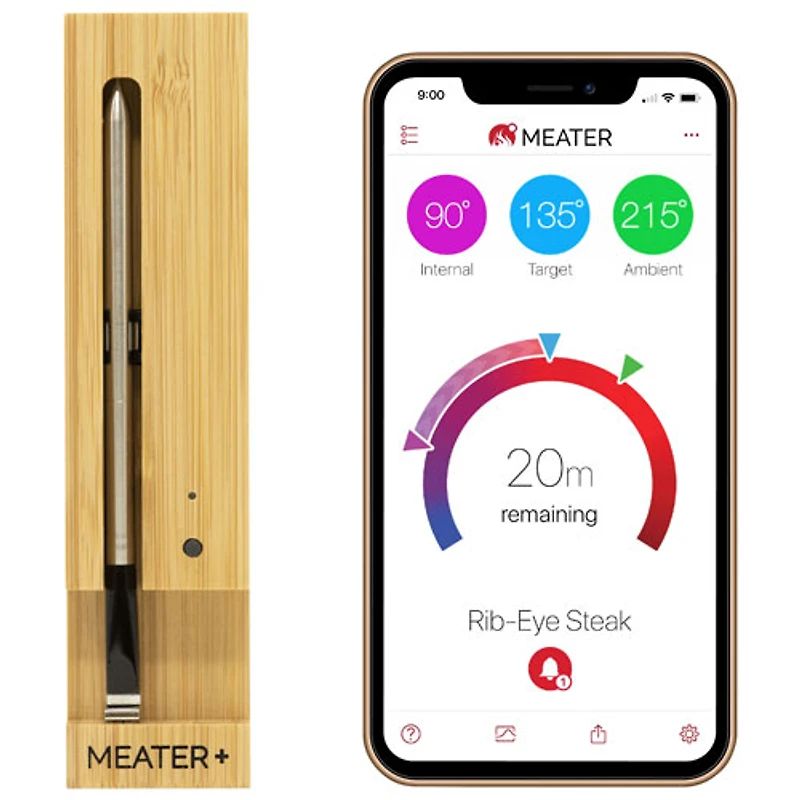 Thermomètre sans fil Duo Meater Plus de Traeger - Argenté