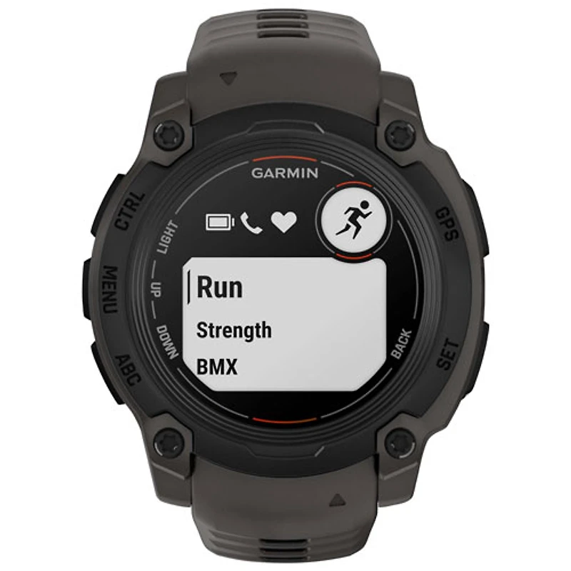 Garmin Instinct E 40mm Bluetooth Multisport Smartwatch - Black/Charcoal