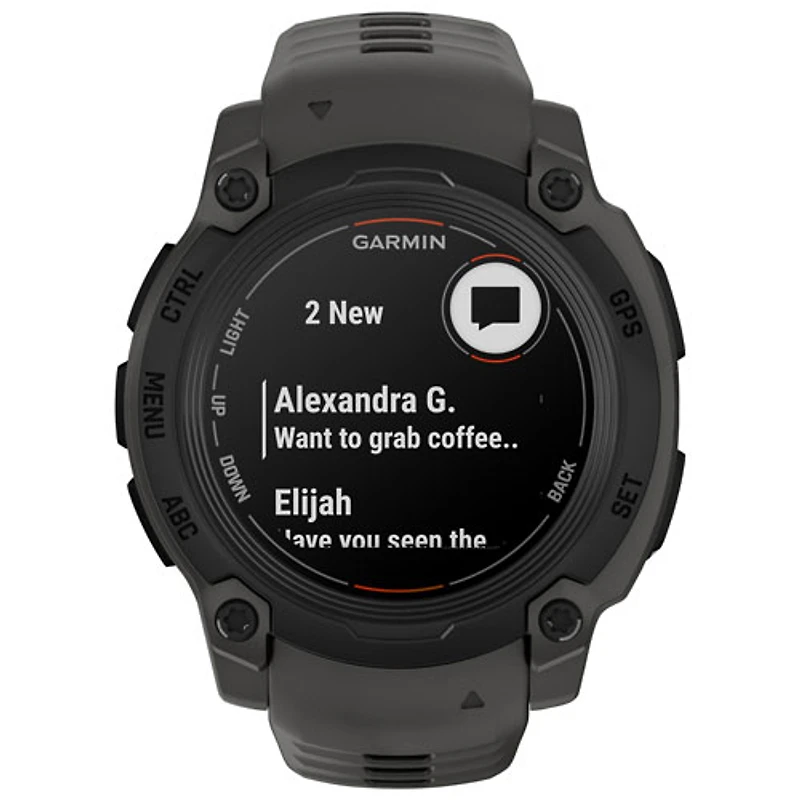 Garmin Instinct E 40mm Bluetooth Multisport Smartwatch - Black/Charcoal