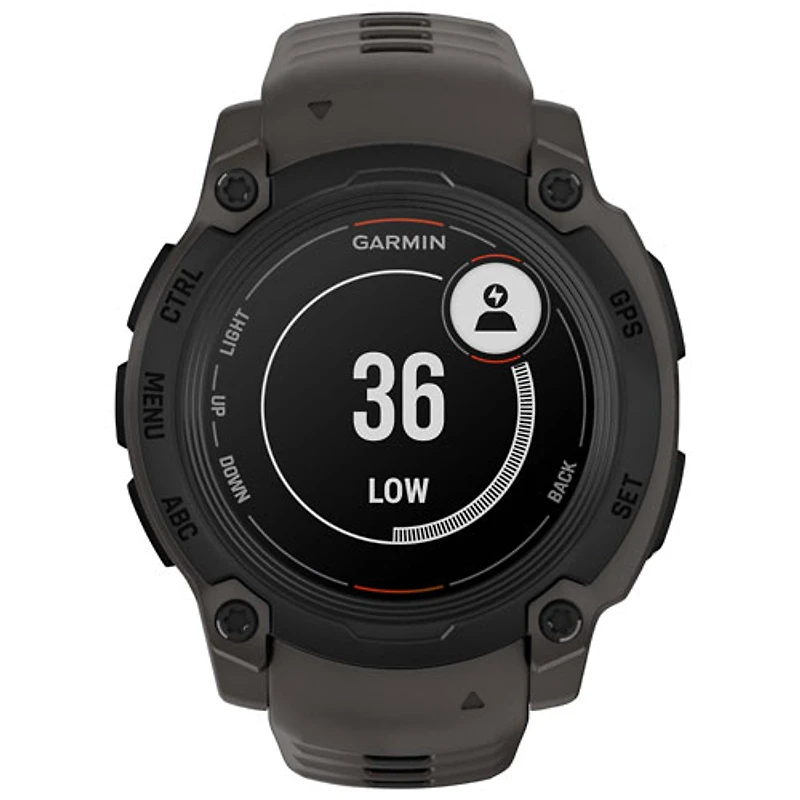Garmin Instinct E 40mm Bluetooth Multisport Smartwatch - Black/Charcoal