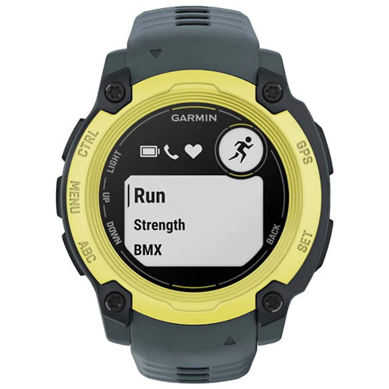 Garmin Instinct E 40mm Bluetooth Multisport Smartwatch - Electric Lime/Twilight