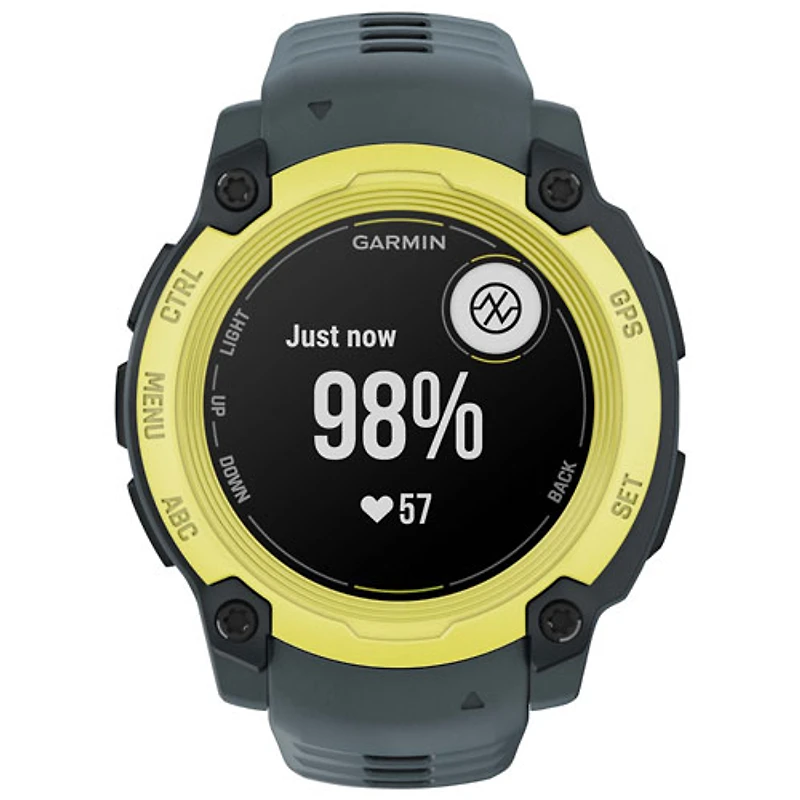 Garmin Instinct E 40mm Bluetooth Multisport Smartwatch - Electric Lime/Twilight