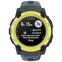 Montre intelligente multisport Bluetooth Instinct E de 40 mm de Garmin - Lime électrique/Crépuscule