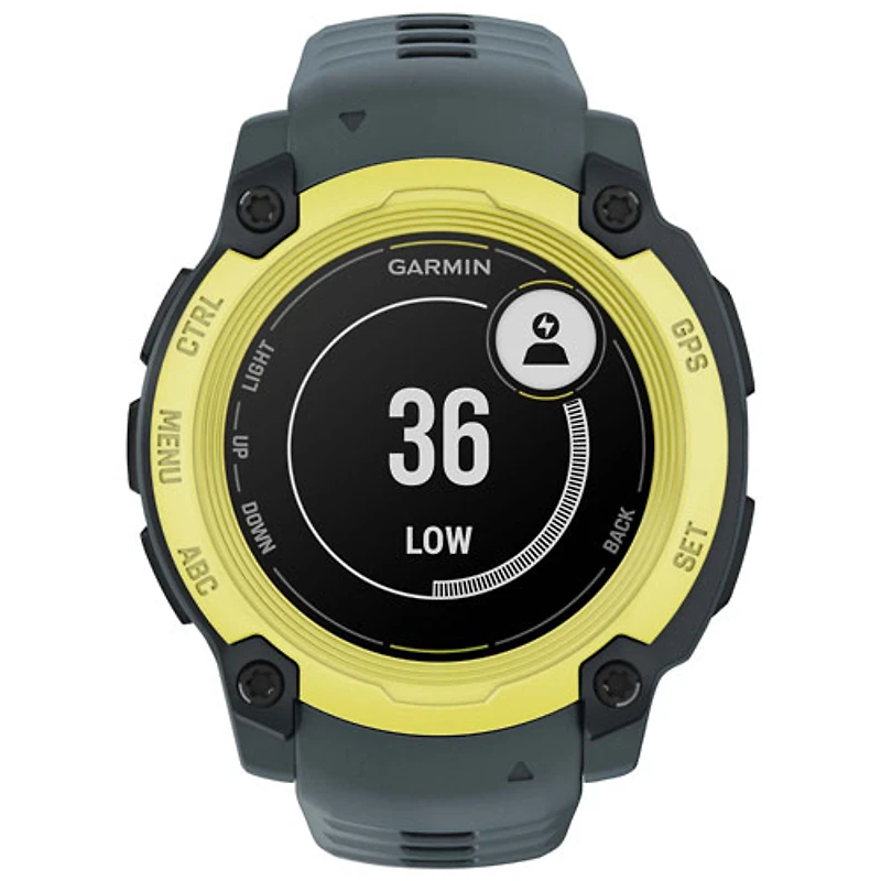 Garmin Instinct E 40mm Bluetooth Multisport Smartwatch - Electric Lime/Twilight