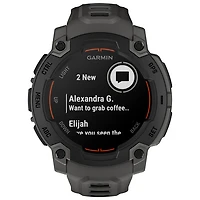 Montre intelligente multisport Bluetooth de 45 mm Instinct E de Garmin - Noir/Anthracite