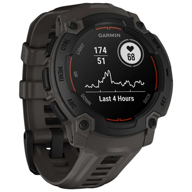 Montre intelligente multisport Bluetooth de 45 mm Instinct E de Garmin - Noir/Anthracite