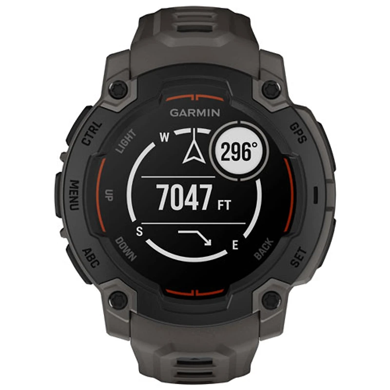 Montre intelligente multisport Bluetooth de 45 mm Instinct E de Garmin - Noir/Anthracite