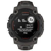 Montre intelligente multisport Bluetooth de 45 mm Instinct E de Garmin - Noir/Anthracite