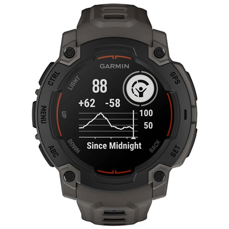 Montre intelligente multisport Bluetooth de 45 mm Instinct E de Garmin - Noir/Anthracite