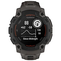 Montre intelligente multisport Bluetooth de 45 mm Instinct E de Garmin - Noir/Anthracite