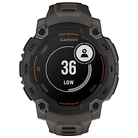 Montre intelligente multisport Bluetooth de 45 mm Instinct E de Garmin - Noir/Anthracite