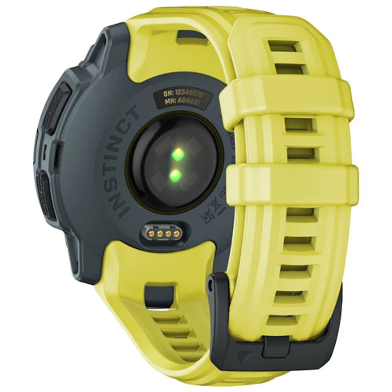 Montre intelligente multisport Bluetooth Instinct E de 45 mm de Garmin - Lime électrique