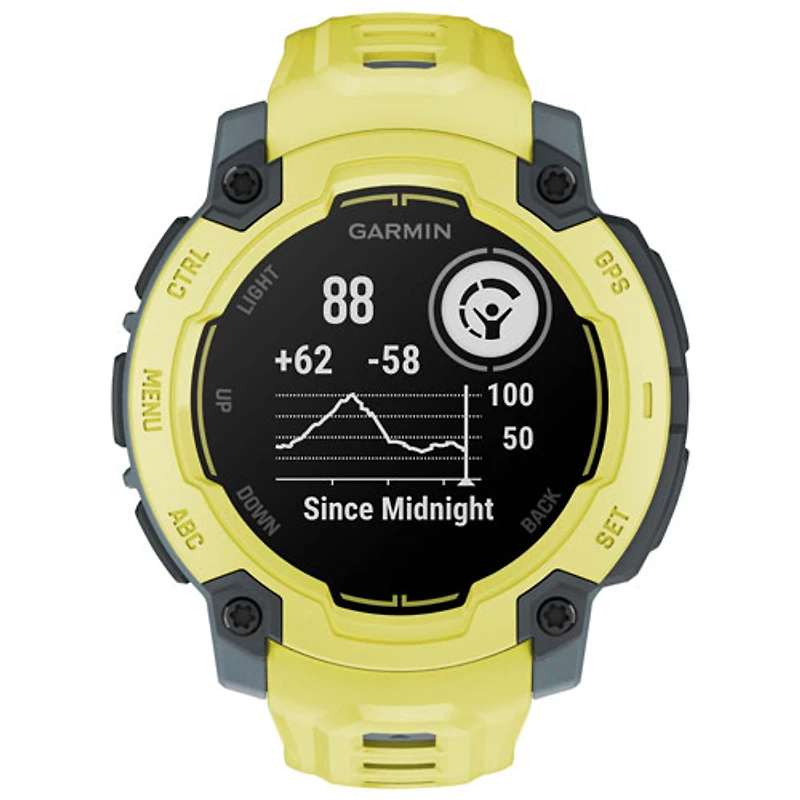 Garmin Instinct E 45mm Bluetooth Multisport Smartwatch - Electric Lime