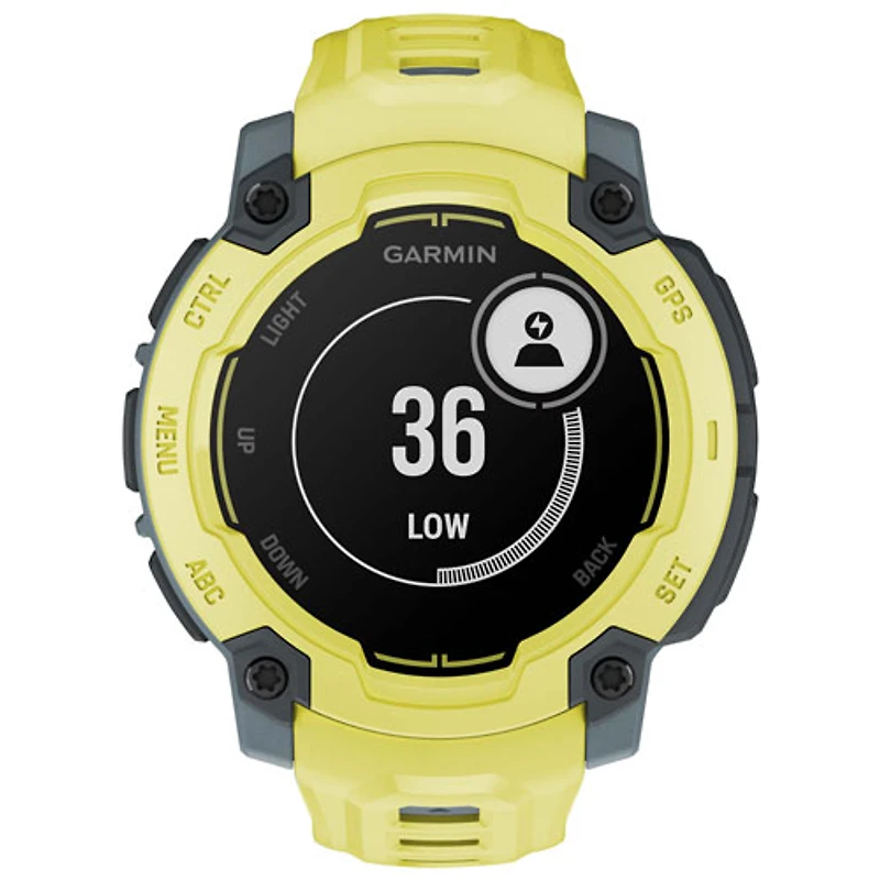 Garmin Instinct E 45mm Bluetooth Multisport Smartwatch - Electric Lime