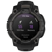 Montre intelligente multisport Bluetooth de 45 mm Instinct 3 AMOLED de Garmin - Noir
