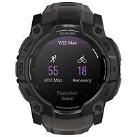 Garmin Instinct 3 AMOLED 50mm Bluetooth Multisport Smartwatch - Black/Charcoal