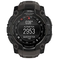Garmin Instinct 3 AMOLED 50mm Bluetooth Multisport Smartwatch - Black/Charcoal