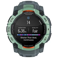 Montre intelligente multisport Bluetooth de 50 mm Instinct 3 AMOLED de Garmin - Néotropique/Crépuscule