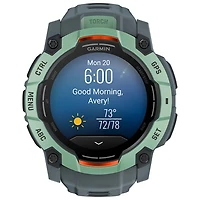 Montre intelligente multisport Bluetooth de 50 mm Instinct 3 AMOLED de Garmin - Néotropique/Crépuscule