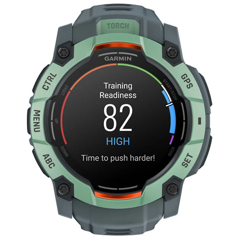 Garmin Instinct 3 AMOLED 50mm Bluetooth Multisport Smartwatch - Neo Tropic/Twilight