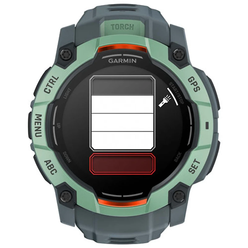 Garmin Instinct 3 AMOLED 50mm Bluetooth Multisport Smartwatch - Neo Tropic/Twilight