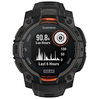 Garmin Instinct 3 Solar 45mm Bluetooth Multisport Smartwatch - Black