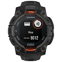 Garmin Instinct 3 Solar 45mm Bluetooth Multisport Smartwatch - Black